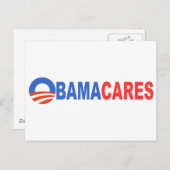 Obama geeft om briefkaart (Voorkant / Achterkant)