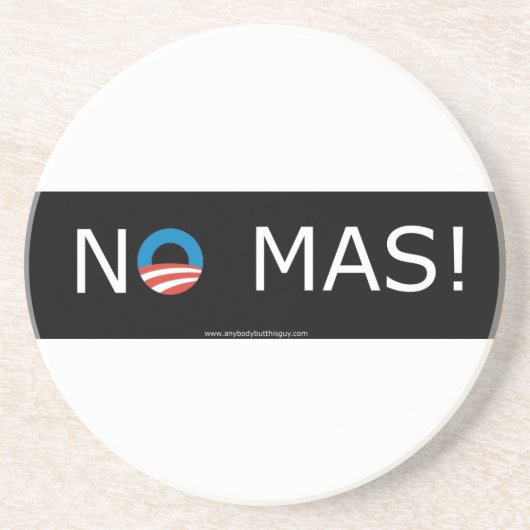 Obama, geen Mas. Onderzetters (Voorkant)