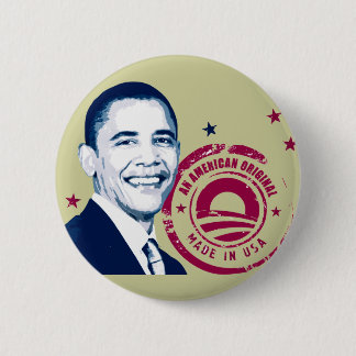 Obama - gemaakt in de VS Ronde Button 5,7 Cm