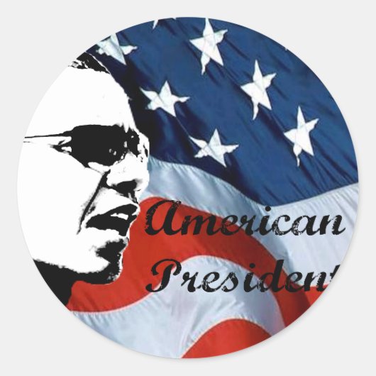 Obama Gifts 2 Ronde Sticker (Voorkant)
