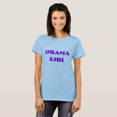 OBAMA GIRL DEMOCRAT shirt (Voorkant volledig)