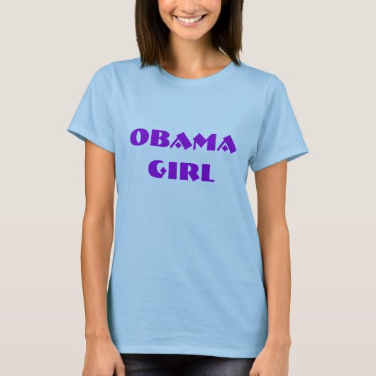 OBAMA GIRL DEMOCRAT shirt (Voorkant)