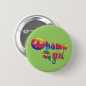 Obama Girl Ronde Button 5,7 Cm (Voorkant /achterkant)