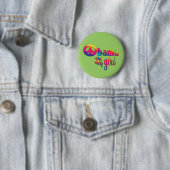 Obama Girl Ronde Button 5,7 Cm (In situ)