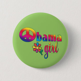 Obama Girl Ronde Button 5,7 Cm