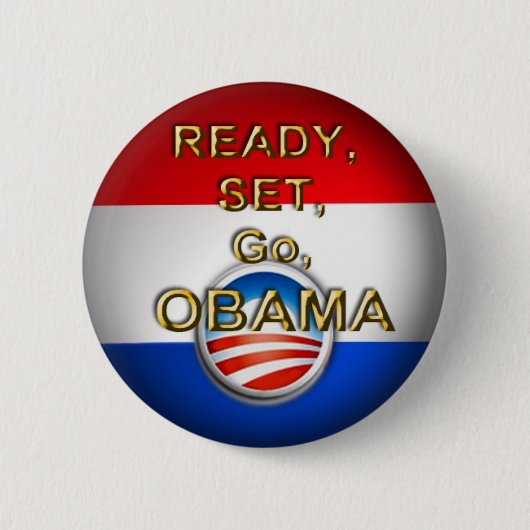 obama go ronde button 5,7 cm (Voorkant)