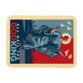 Obama Godking Premium Magnets (Horizontal)