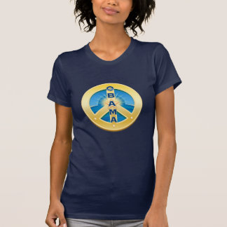 Obama GoldStar Peace, dames T-Shirt, in het donker T-shirt