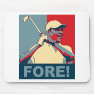 Obama Golfing FORE! Muismat