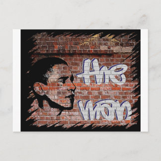 Obama Graffiti Briefkaart