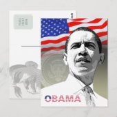 Obama - Groeten van... - BRIEFKAART - SJABLOON (Voorkant / Achterkant)