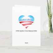 Obama Halloween réjouissant - Carte de voeux (Dos)