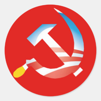 Obama Hammer en Sickle Sticker