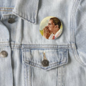 Obama Herdenking Inaugurale Button (In situ)