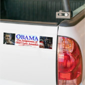 OBAMA, HET ARREST VAN GOD OP AMERIKA BUMPERSTICKER (Op Truck)