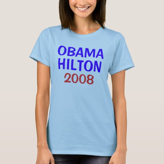 OBAMA HILTON 2008 T-SHIRT (Voorkant)