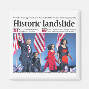 Obama: Historisch landdia Magnet Magneet