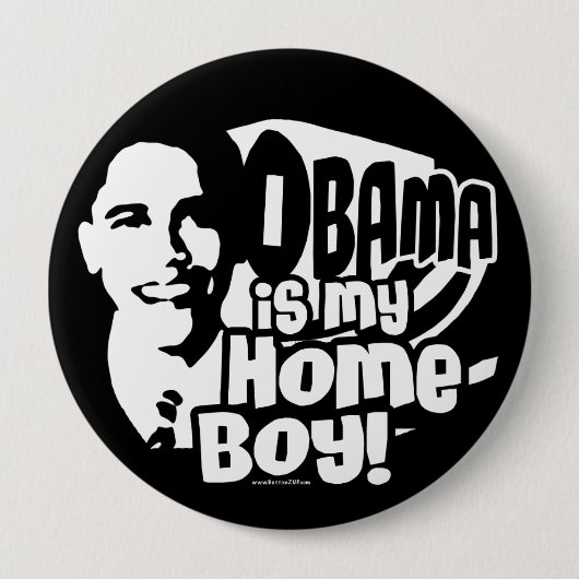 Obama Homeboy 2008 Button (Voorkant)
