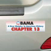 Obama - hoofdstuk 13 bumpersticker (Op auto)