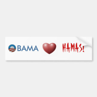 Obama hoort Hamas! Bumpersticker