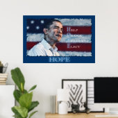 OBAMA HOPE Art Poster (Thuiskantoor)