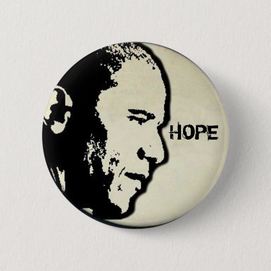 Obama HOPE Button (Voorkant)
