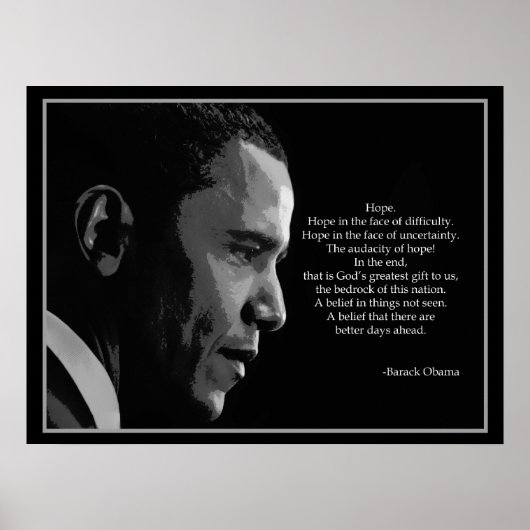 Obama-Hope-Poster Poster (Voorkant)