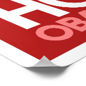 Obama - Hope Red Poster (Hoek)