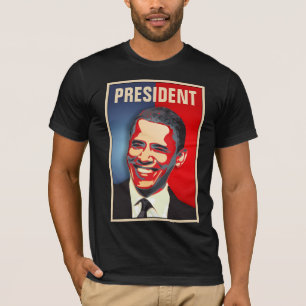 Obama - HOPE WINS! - kop T-shirt