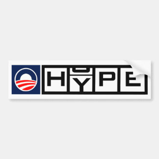 Obama HYPE Bumpersticker