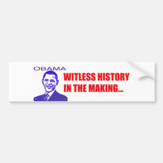 obama idioot bumpersticker