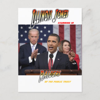 Obama ILLINOIS JONES - Raiders van het Openbare Briefkaart
