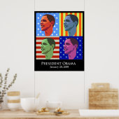 Obama-inauguratie Poster (Keuken)