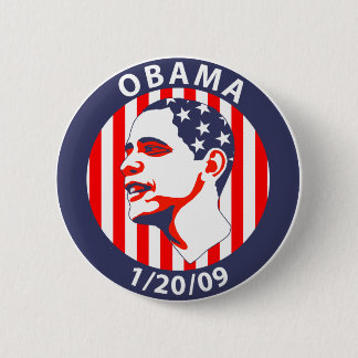 Obama-inauguratie Ronde Button 5,7 Cm
