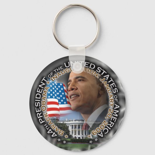 Obama - Inauguratie Sleutelhanger (Voorkant)