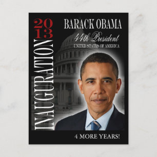 Obama Inauguration 2013 Herdenkingskaarten Briefkaart