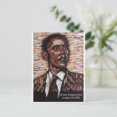 Obama Inauguration! 20 januari 2009 Briefkaart (Staand voorkant)