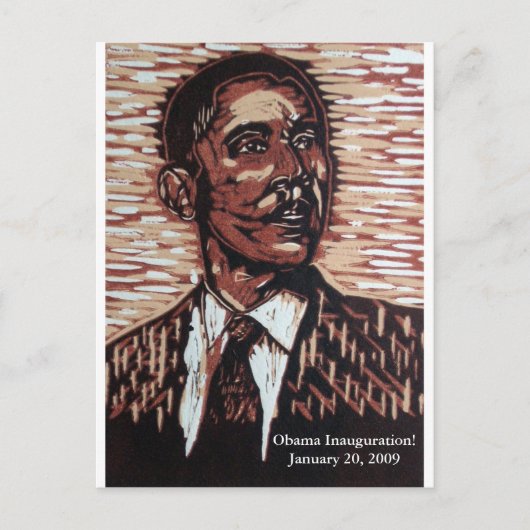 Obama Inauguration! 20 januari 2009 Briefkaart (Voorkant)