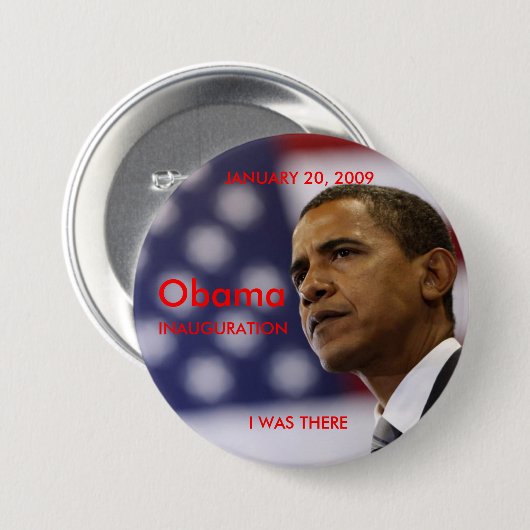 Obama Inauguration Button (Voorkant /achterkant)