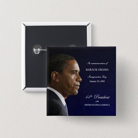Obama Inauguration Day Button (Voorkant /achterkant)
