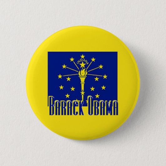 Obama INDIANA Button (Voorkant)