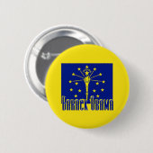 Obama INDIANA Button (Voorkant /achterkant)