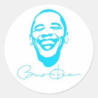 Obama Infectieuze Smile Signature Sticker