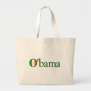 Obama Irish Grote Tote Bag
