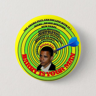 obama is jouw man ronde button 5,7 cm