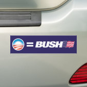 Obama is Struik Bumpersticker (Op auto)