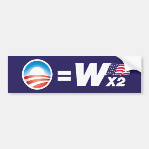 Obama is Struik Bumpersticker
