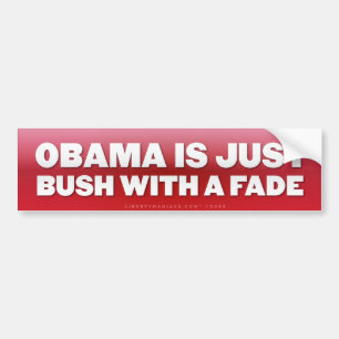 Obama is Struik met een Fade Bumpersticker