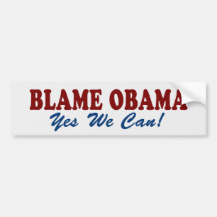 Obama: Ja, dat kunnen we. Bumpersticker