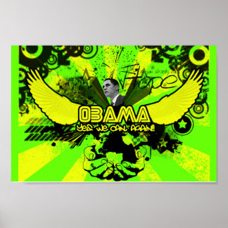 Obama (Ja, dat kunnen we weer!!) Poster